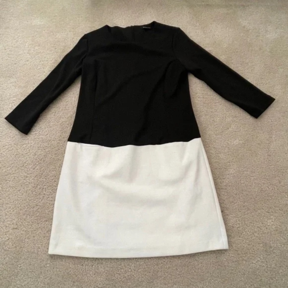 Massimo Dutti Black and White Dress